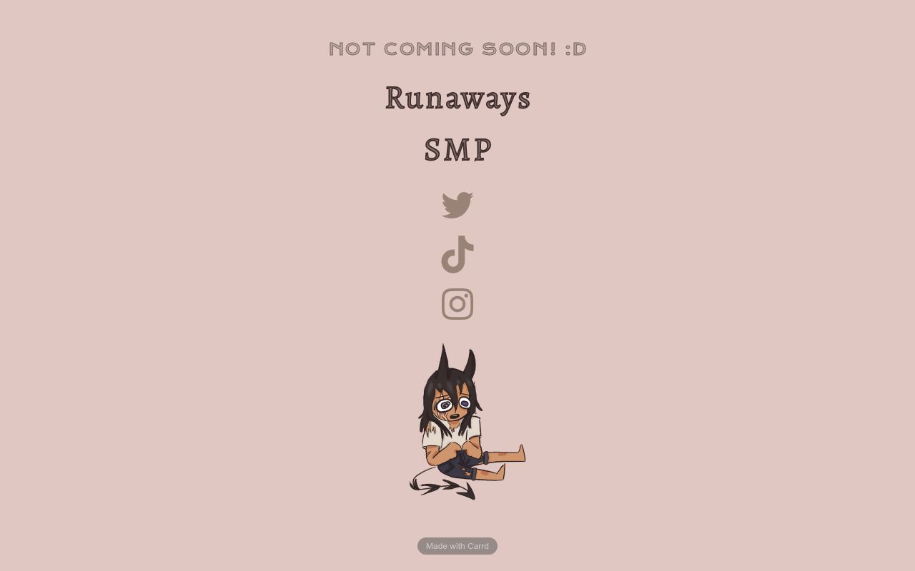 Carrd profile picture for @runaways